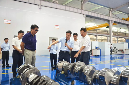 The First Observation Group of Mid-Year Working Conference of Guilin Visited Fuda Alfing Company 
